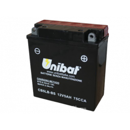 Аккумулятор UNIBAT CB5LB-BS 12В 5А/ч 80А