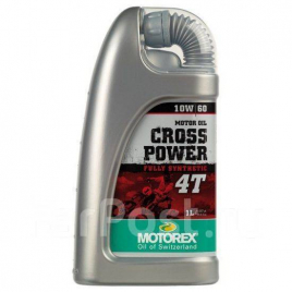 Масло моторное MOTOREX Cross Power 4T 10w60 1л.