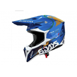 Шлем кроссовый AIROH Wraap Six Days 2025 Italy QR