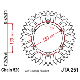 Звезда ведомая JT JTA251.50*