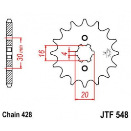 Звезда ведущая JT JTF548.13