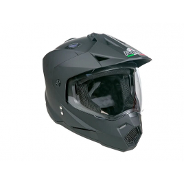 Шлем мотард детский AiM JK802Y Black Matt QR 