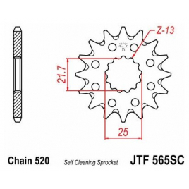 Звезда ведущая JT JTF565