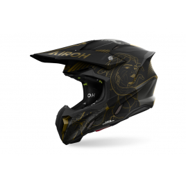 Шлем кроссовый AIROH Twist 3 Titan Matt QR
