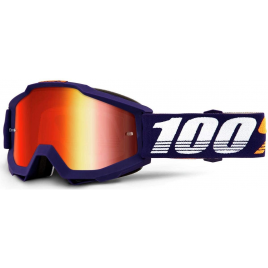 Очки кроссовые 100% Accuri Grib Red Mirror + Clear