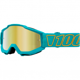 Очки кроссовые 100% Accuri Galak Gold Mirror + Clear