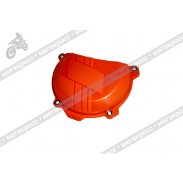 Защита крышки сцепления пластик KTM 250/350SXF/XCF 16-17, 250/350EXCF/ XCFW 2017 оранж