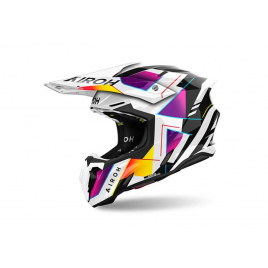 Шлем кроссовый AIROH Twist 3 Rainbow Gloss QR