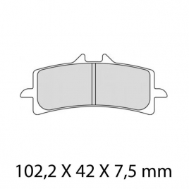 Колодки тормозные G-BRAKE GM07124S