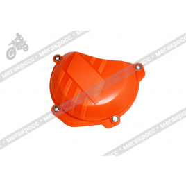 Защита крышки сцепления пластик KTM 450SXF/XCF 16-17, 450/500EXCF/ XCFW 2017 оранж