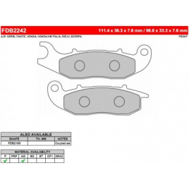 Колодки тормозные FERODO FDB2242EF
