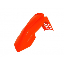 Крыло переднее R-TECH KTM SX/SXF250-450 16-19, EXC/EXCF 125-530 17-19 Оранжевое неон вент.