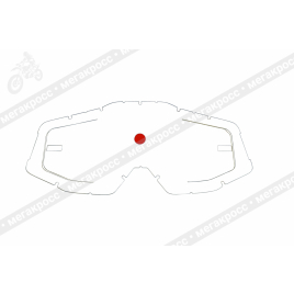 Линза AIRSCREEN SYSTEME для 100% Gen.1 Clear