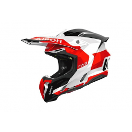 Шлем кроссовый AIROH Twist 3 Fancy RED GLOSS QR