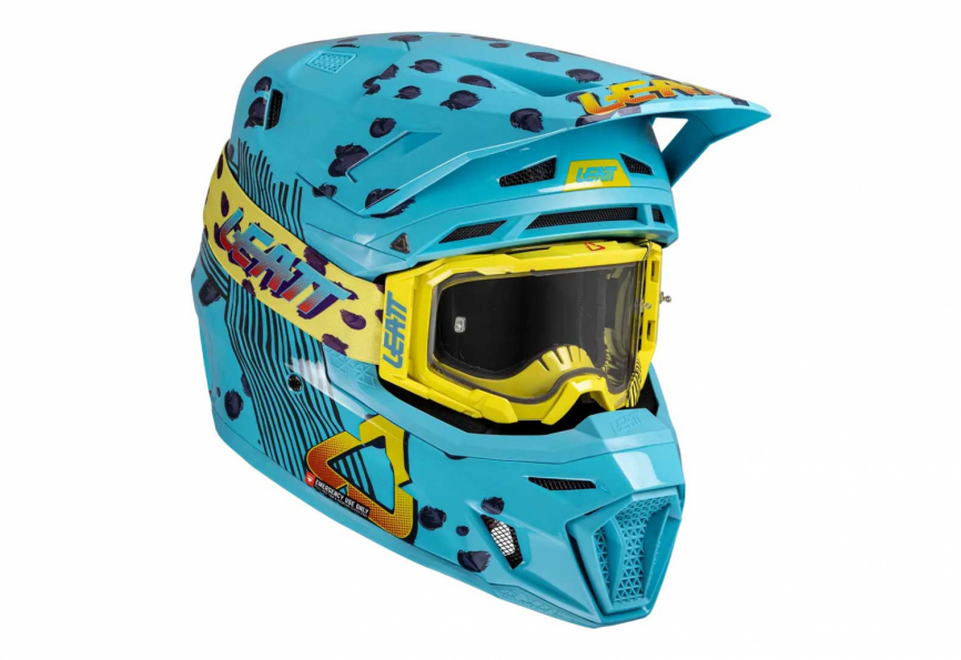 Шлем детский кроссовый LEATT 3.5 V25 Cheetah фото 2