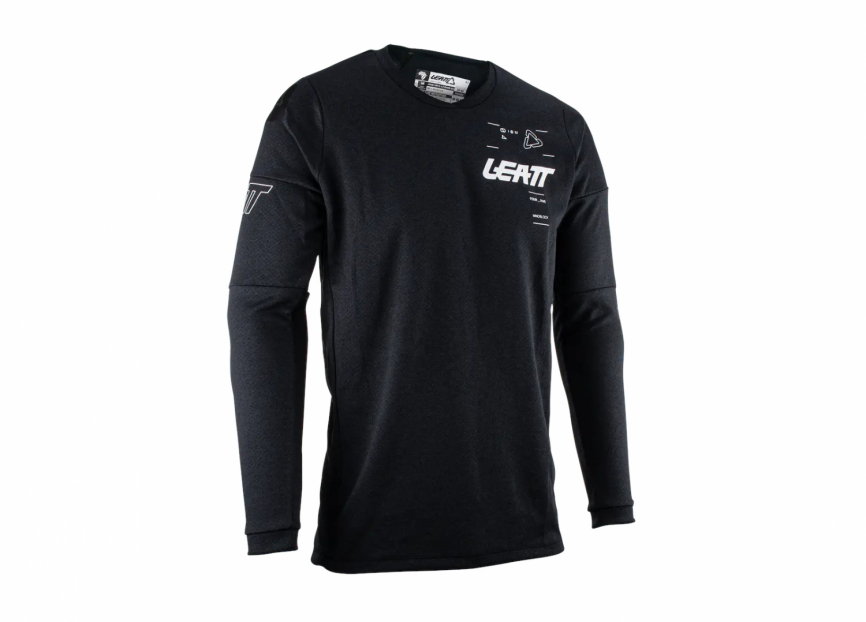 Джерси LEATT Moto 4.5 WindBlock Black фото 1