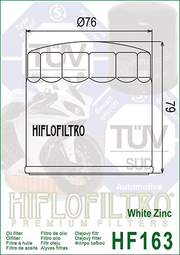 Фильтр масляный HIFLO FILTRO HF163 фото 2