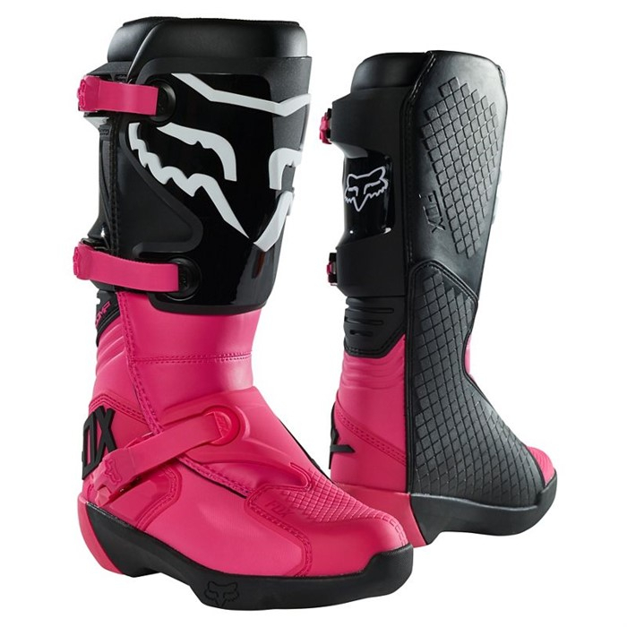 Мотоботы женские FOX Comp Womens Black/Pink фото 1