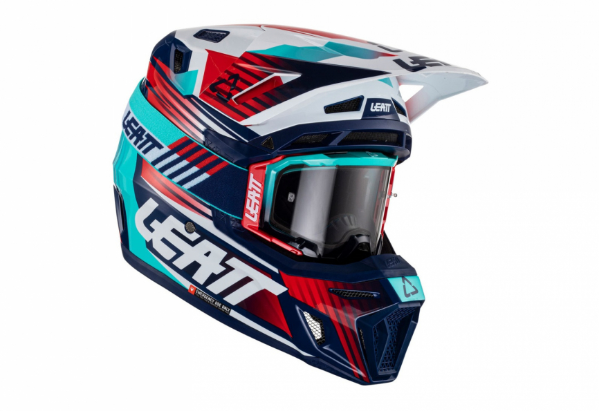 Шлем кроссовый LEATT 8.5 V23 Royal фото 1
