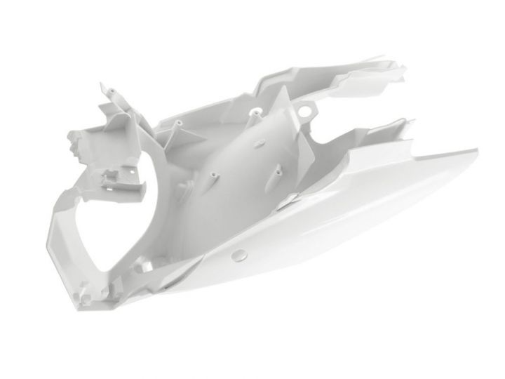 Боковины задние с корпусом возд. фильтра R-TECH KTM SX/SXF 13-15 # SX250 13-16  EXC-EXCF 12-16 белые фото 1