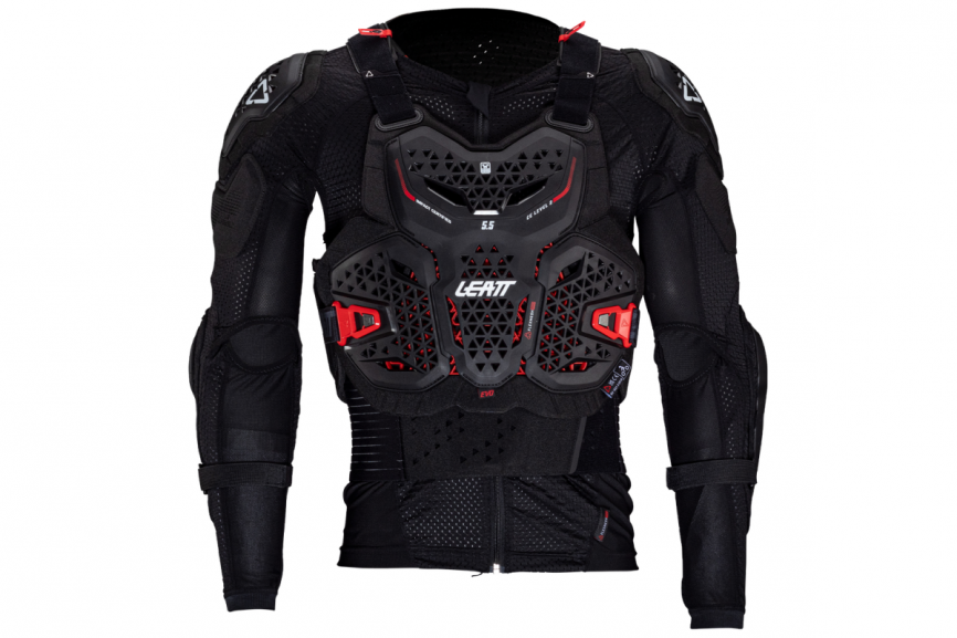 Защита панцирь LEATT Body Protector 5.5 EVO Black фото 1