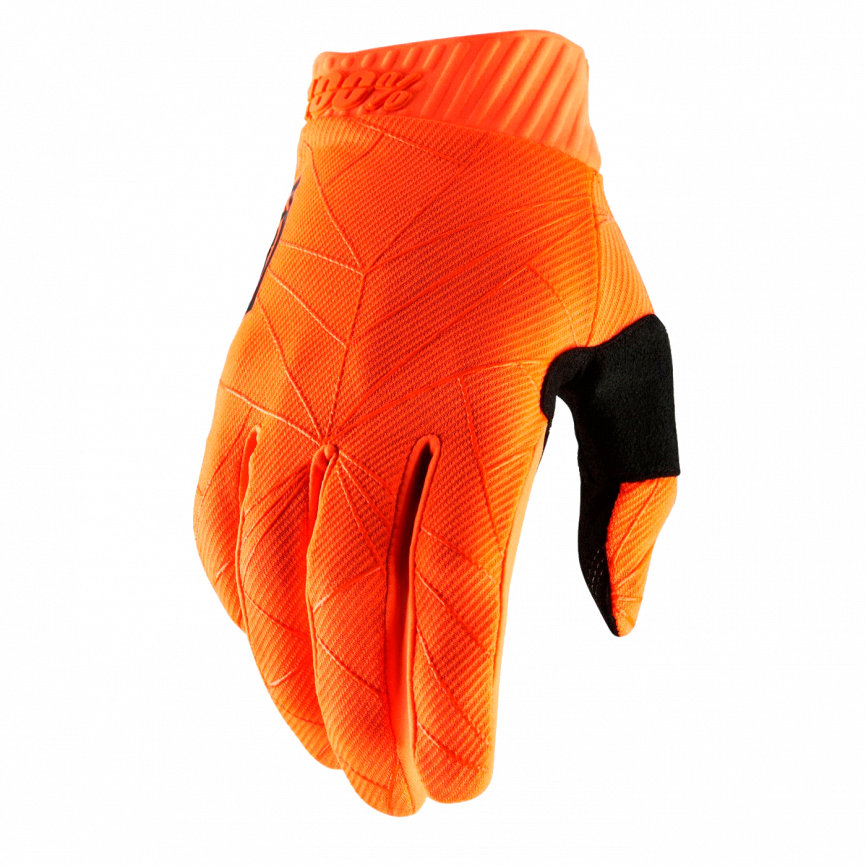 Перчатки 100% Ridefit Fluo Orange/black XXL фото 1