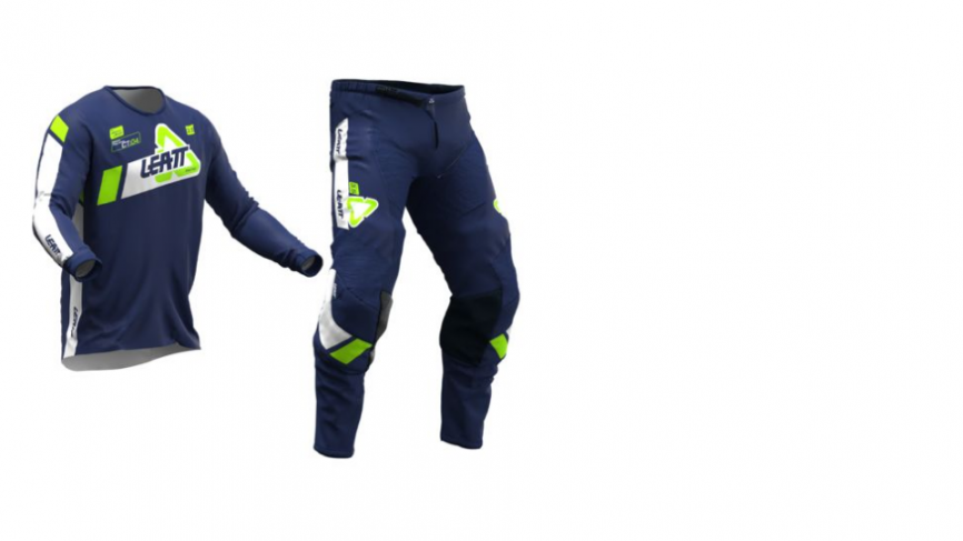 Комплект штаны+джерси детский LEATT 3.5 Blue V24 фото 1