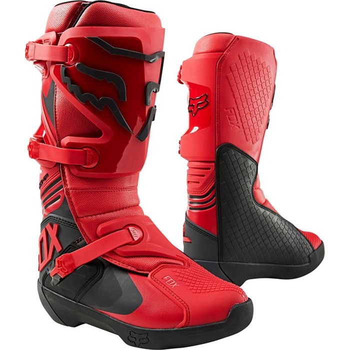 Мотоботы FOX Comp Flame Red фото 1