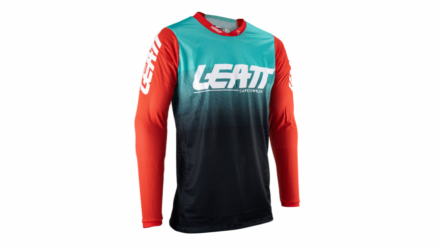 Джерси LEATT Moto 4.5 X-Flow (2023) Fuel фото 1