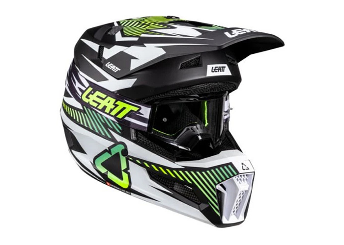 Шлем кроссовый LEATT 3.5 Storm Teal QR фото 1