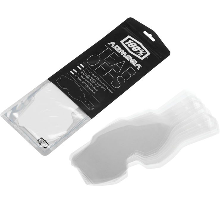 Линзы отрывные 100% ARMEGA Tear Offs Laminated 2х7 фото 1