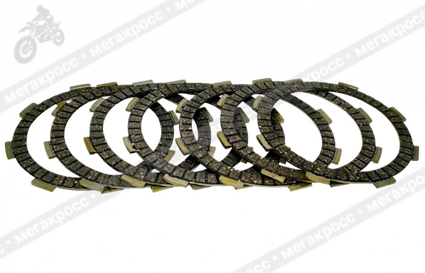 Диски сцепления компл. 7шт CB250 NB300 CBS300 YBH YBS 300 165 172 175 174 176 фото 1
