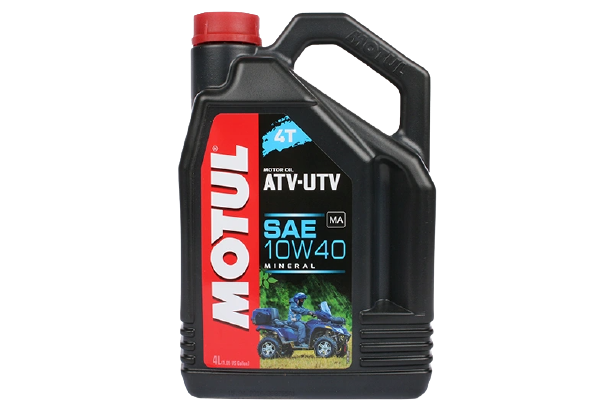 Масло моторное MOTUL ATV-UTV 10W40 4л. минеральное фото 1