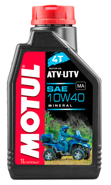 Масло моторное MOTUL ATV-UTV 10W40 1л. минеральное фото 1