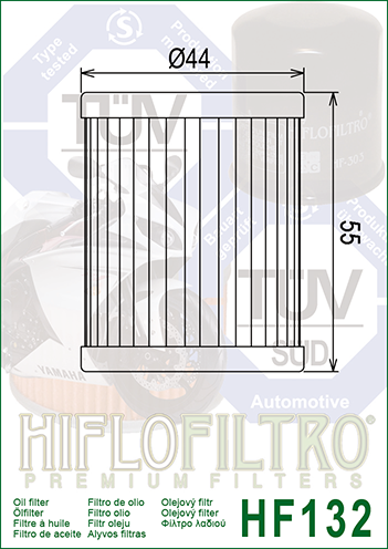 Фильтр масляный HIFLO FILTRO HF132 фото 2