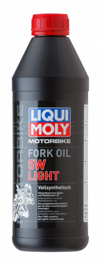 Масло вилочное LIQUI MOLY Motorbike Fork Oil 5w синтетика 1л. фото 1