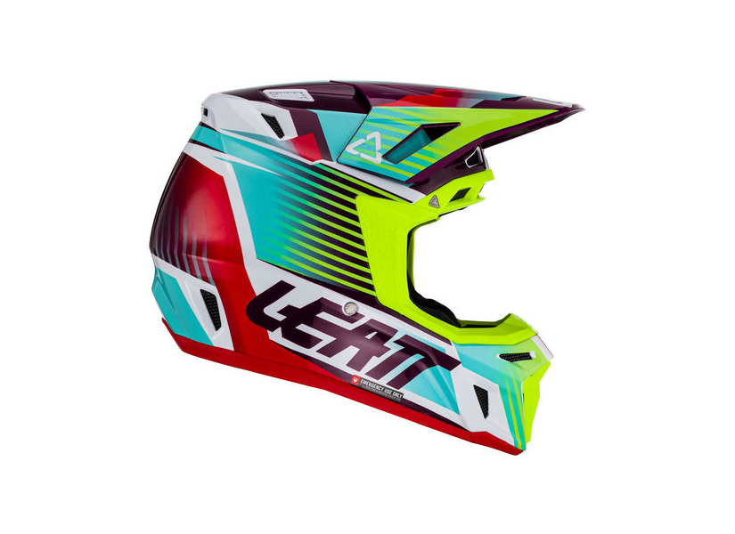 Шлем кроссовый LEATT 8.5 V23 Neon фото 3