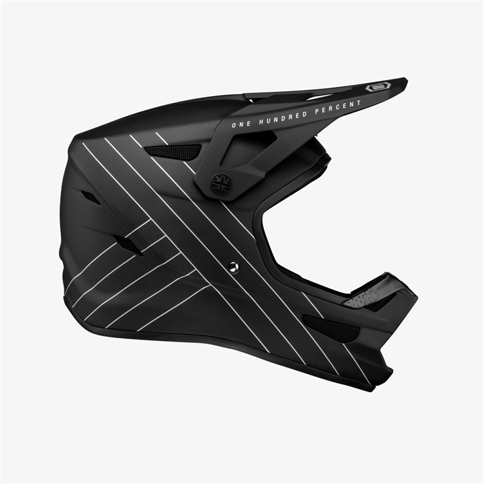 Шлем подростковый 100% Status Black фото 1