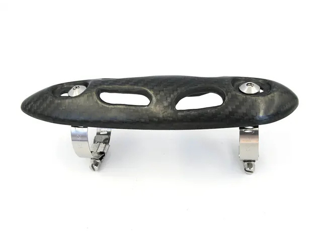 Защита выхлопной трубы карбон OTOM фото 1