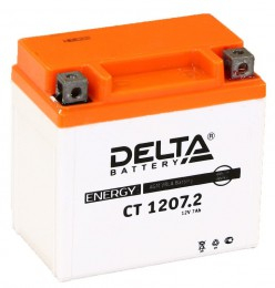 Аккумулятор DELTA CT1207.2 12В 7А/ч 130А фото 1