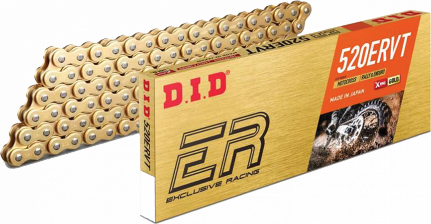 Цепь приводная DID 520ERVT-118 Gold фото 1