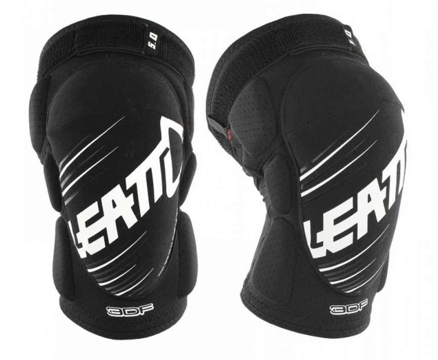Защита колена подростковая LEATT 3DF 5.0 Бело-Черная фото 1