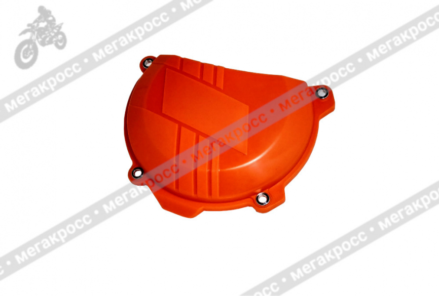Защита крышки сцепления пластик KTM 250/350SXF/XCF 16-17, 250/350EXCF/ XCFW 2017 оранж фото 1