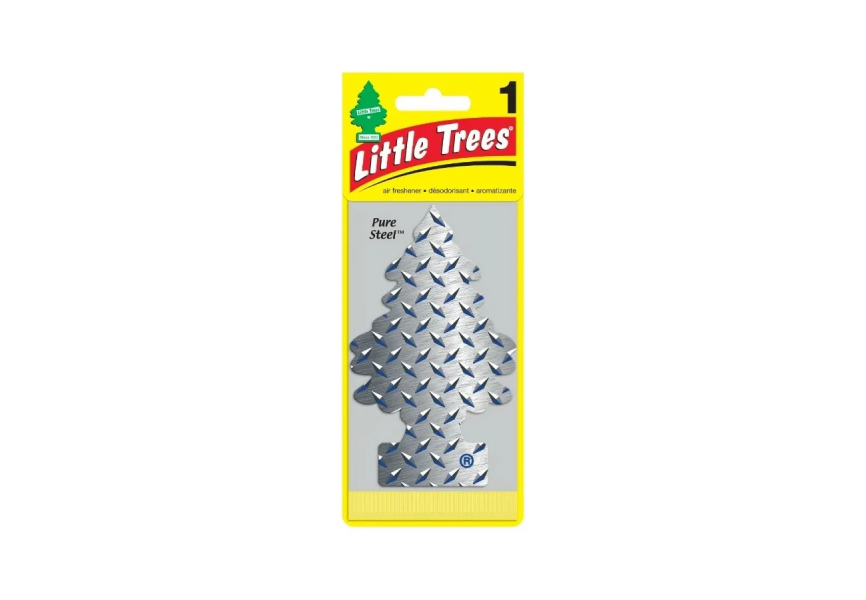 Ароматизатор подвесной Car-Freshner Ёлочка "Pure Steel" фото 1