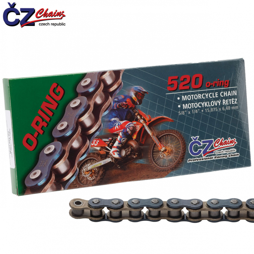 Цепь приводная CZ Chains 520 ORM фото 1