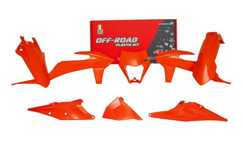Комплект пластика R-TECH KTM EXC/EXC-F/XC-W /XCF-W 2020 (R-KITKTM-AN0-520) Оранжевый Неон фото 1