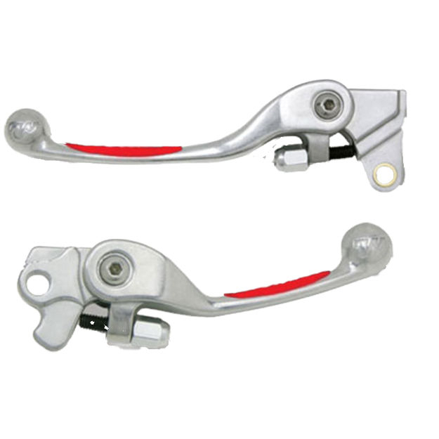 Комплект рычагов сцепления и тормоза WIRTZ CRF 250-450 07-14 Red Grip фото 1