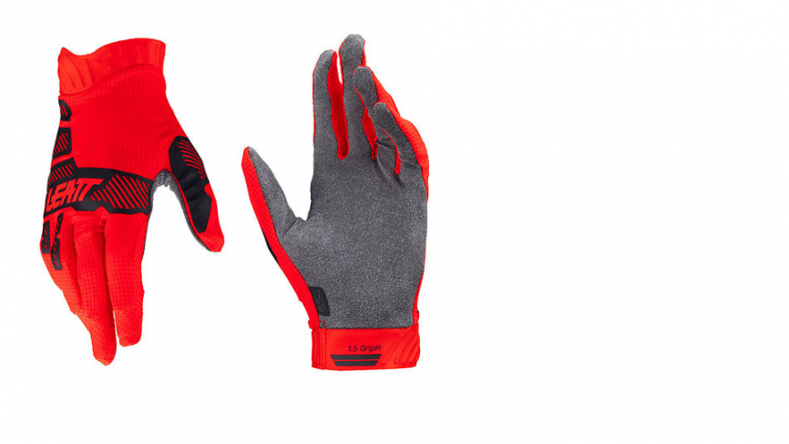 Перчатки подростковые Leatt Moto 1.5 Jr Red v24 фото 1