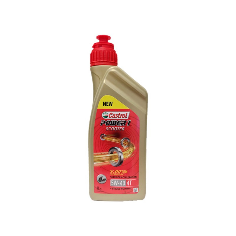 Масло моторное CASTROL Power'1 Scooter 4T 5w40 синт. 1л фото 1