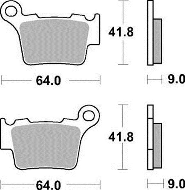 Колодки тормозные Braking 891SM1 фото 1